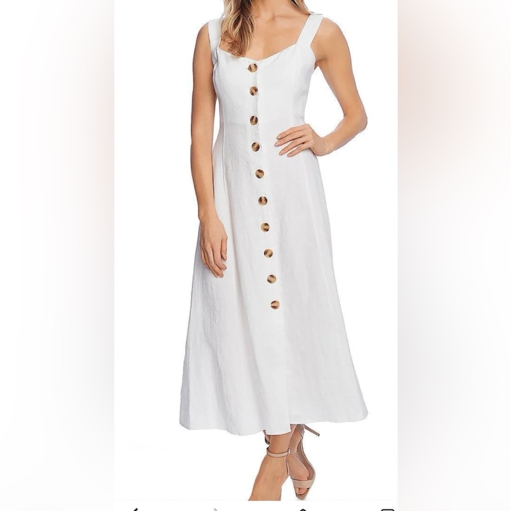 Vincent Camuto, beautiful white dress color white size M